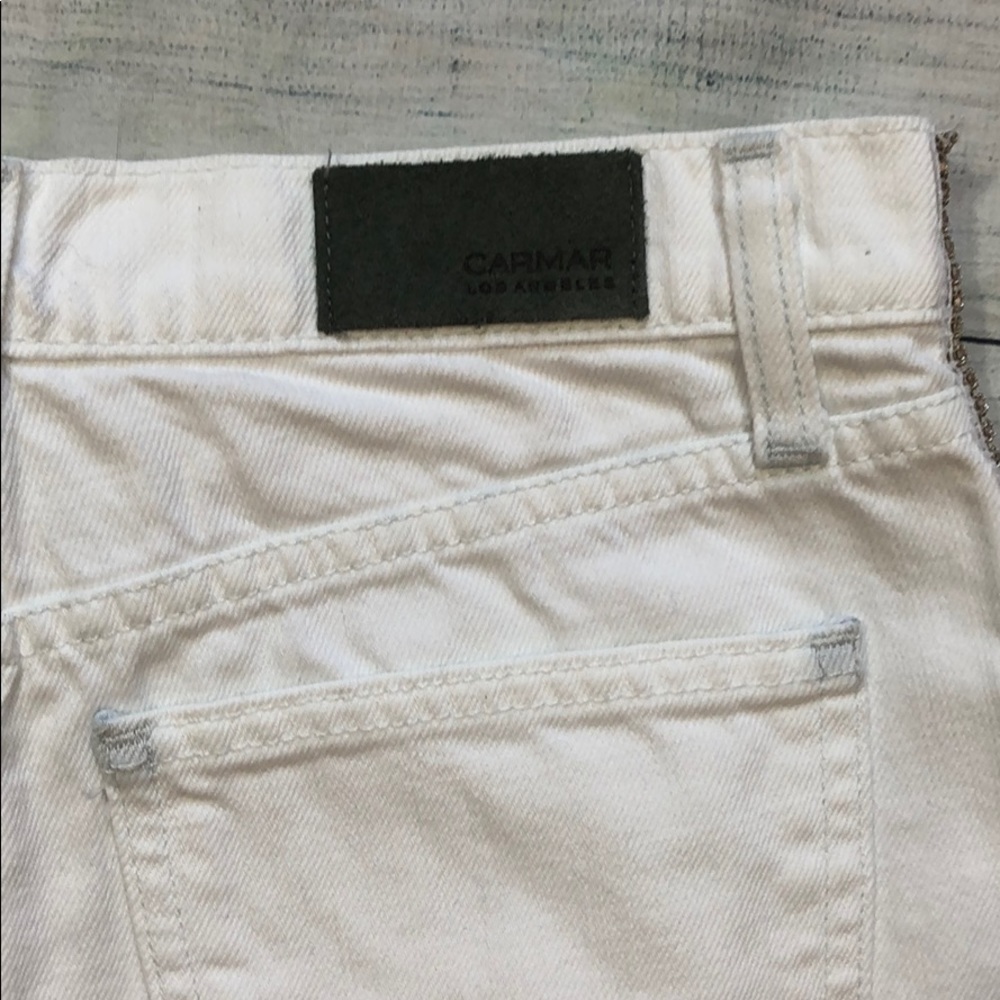 LF Carmar Rhinestone Hi Rise Distress Jean Shorts - Picture 10 of 10